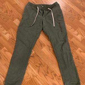 Mens vuori green ripstop pants size medium